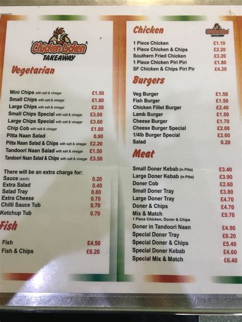 chicken licken leicester|chickanos menu.